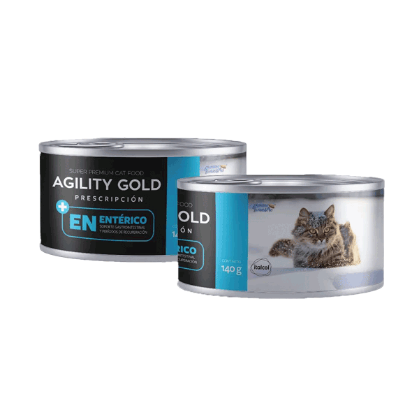 Agility Lata Enterico 140G - Gatos