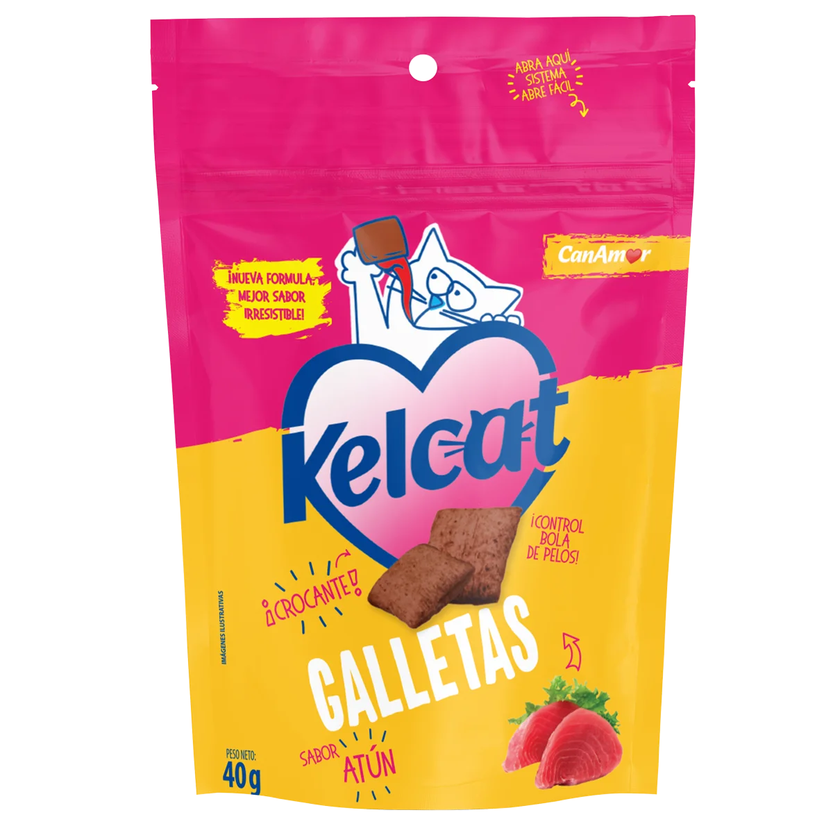 Galleta Kelcat atún 40g