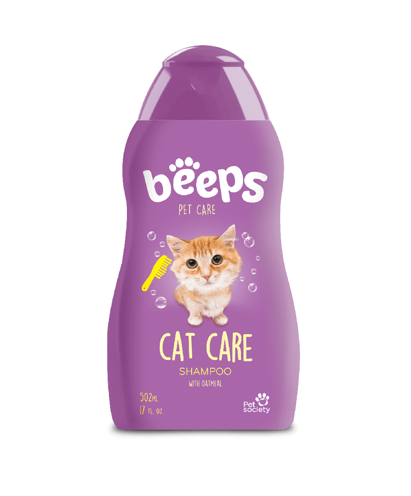Shampoo Para Gato BEEPS Cat Care - 502 Ml / 17 Oz