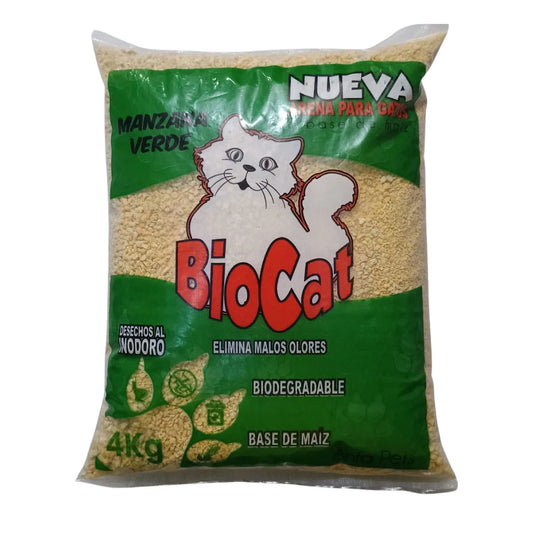 Arena Maiz Biocat Manzana