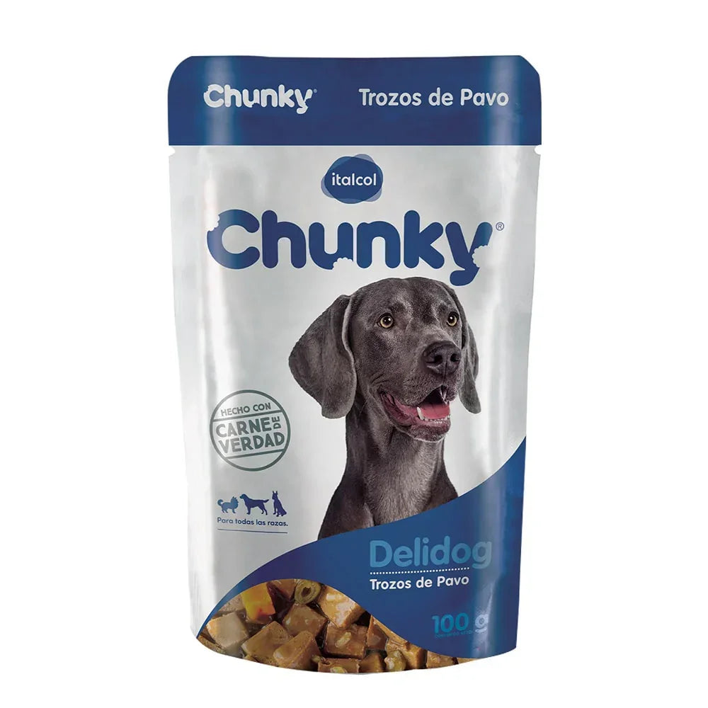 Chunky Trozos de Pavo Delidog