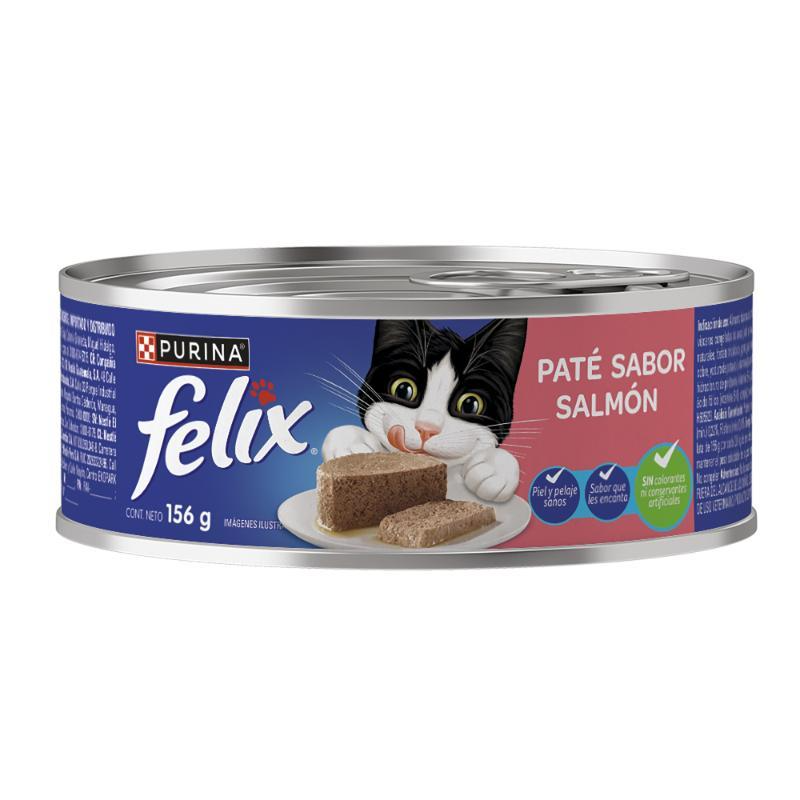 Comida Húmeda Felix gato Slmon