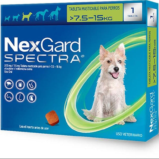 NexGard Spectra 7.5–15 kg