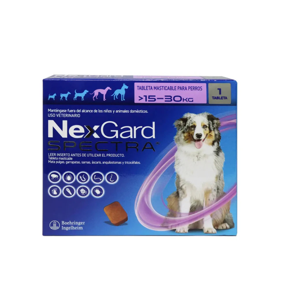 NexGard Spectra Perros de 15 a 30 Kg