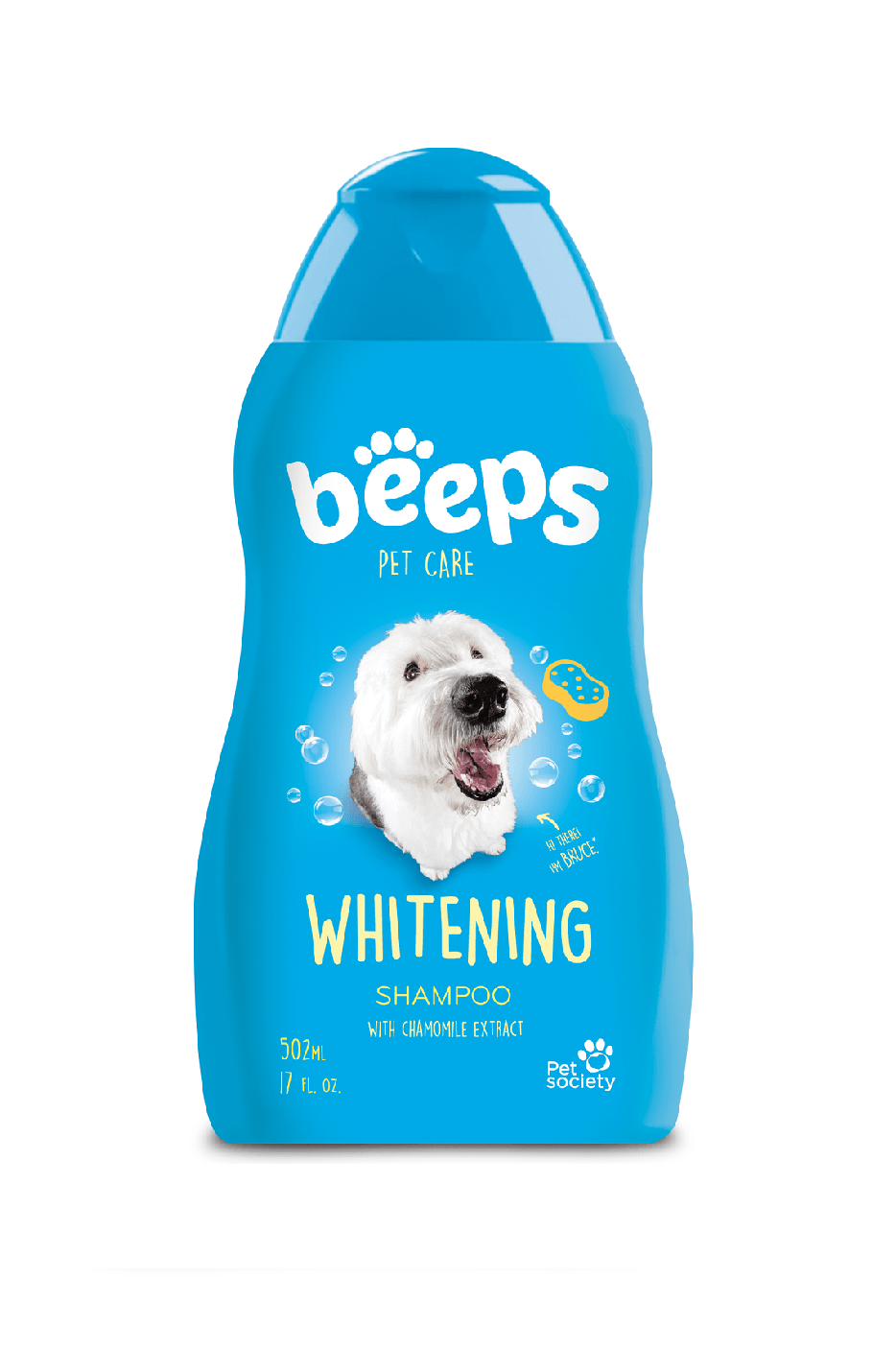 Shampoo Para Mascotas Beeps De Pelo Blanco