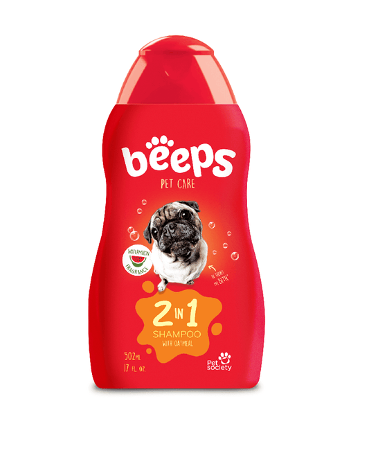 Shampoo Para Perro BEEPS 2 En 1 -  502 Ml/17 Oz